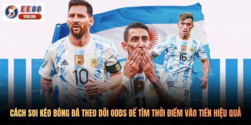 Cách soi kèo bóng đá theo dõi odds để tìm thời điểm vào tiền hiệu quả