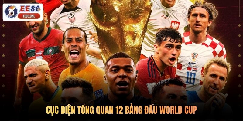 Cục diện tổng quan 12 bảng đấu World Cup