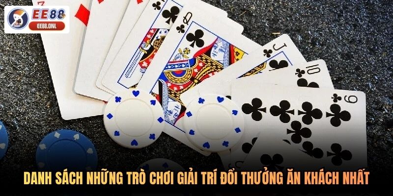 Danh sách những trò chơi giải trí đổi thưởng ăn khách nhất