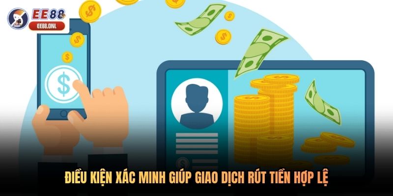 Điều kiện xác minh giúp giao dịch rút tiền hợp lệ