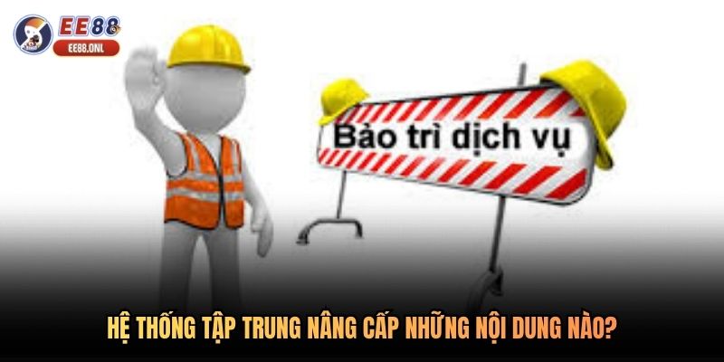 Hệ thống tập trung nâng cấp những nội dung nào?