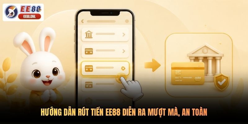 Hướng dẫn rút tiền EE88 diễn ra mượt mà, an toàn