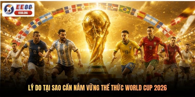 Lý do tại sao cần nắm vững thể thức World Cup 2026