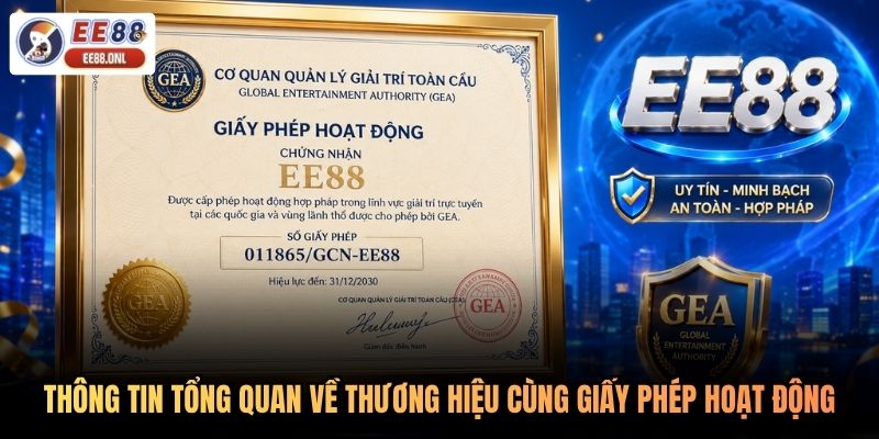Thông tin tổng quan về thương hiệu cùng giấy phép hoạt động
