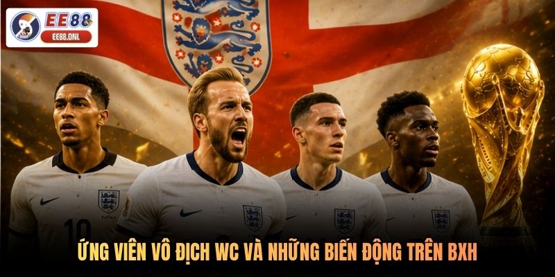 Ứng viên vô địch WC và những biến động trên BXH