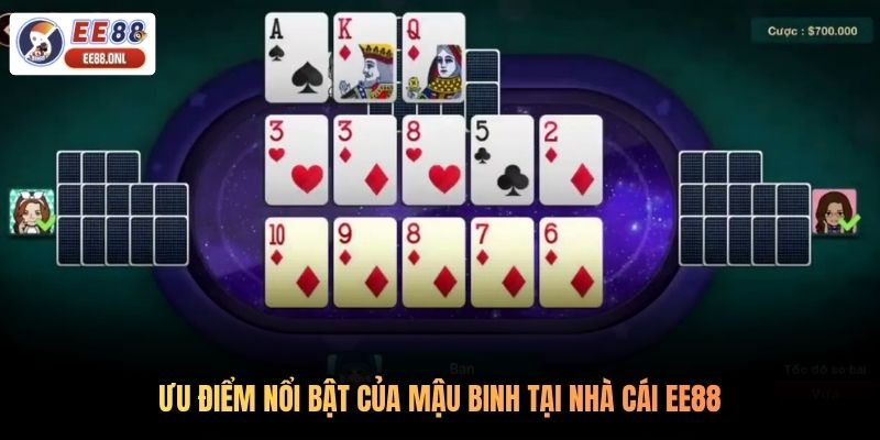 Ưu điểm nổi bật của mậu binh tại nhà cái EE88